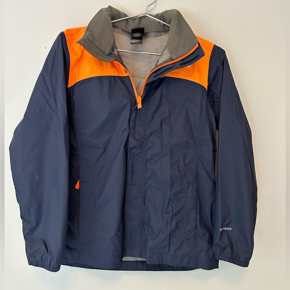 Boys size 14/16 jacket with hidden hood North Face